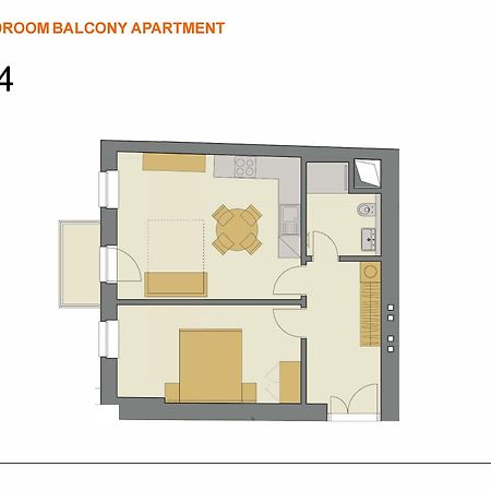 Downtown Suites Rubesova Praha Eksteriør bilde
