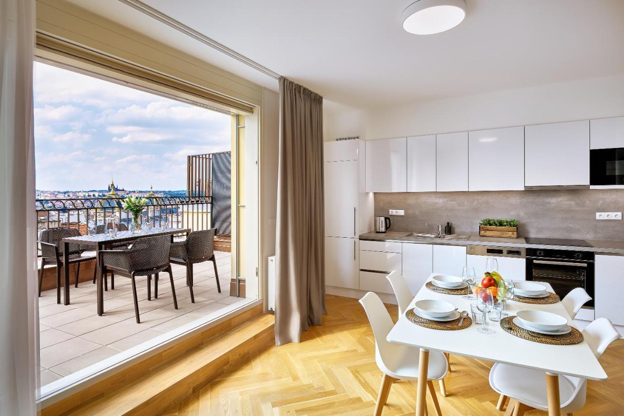 Downtown Suites Rubesova Praha Eksteriør bilde