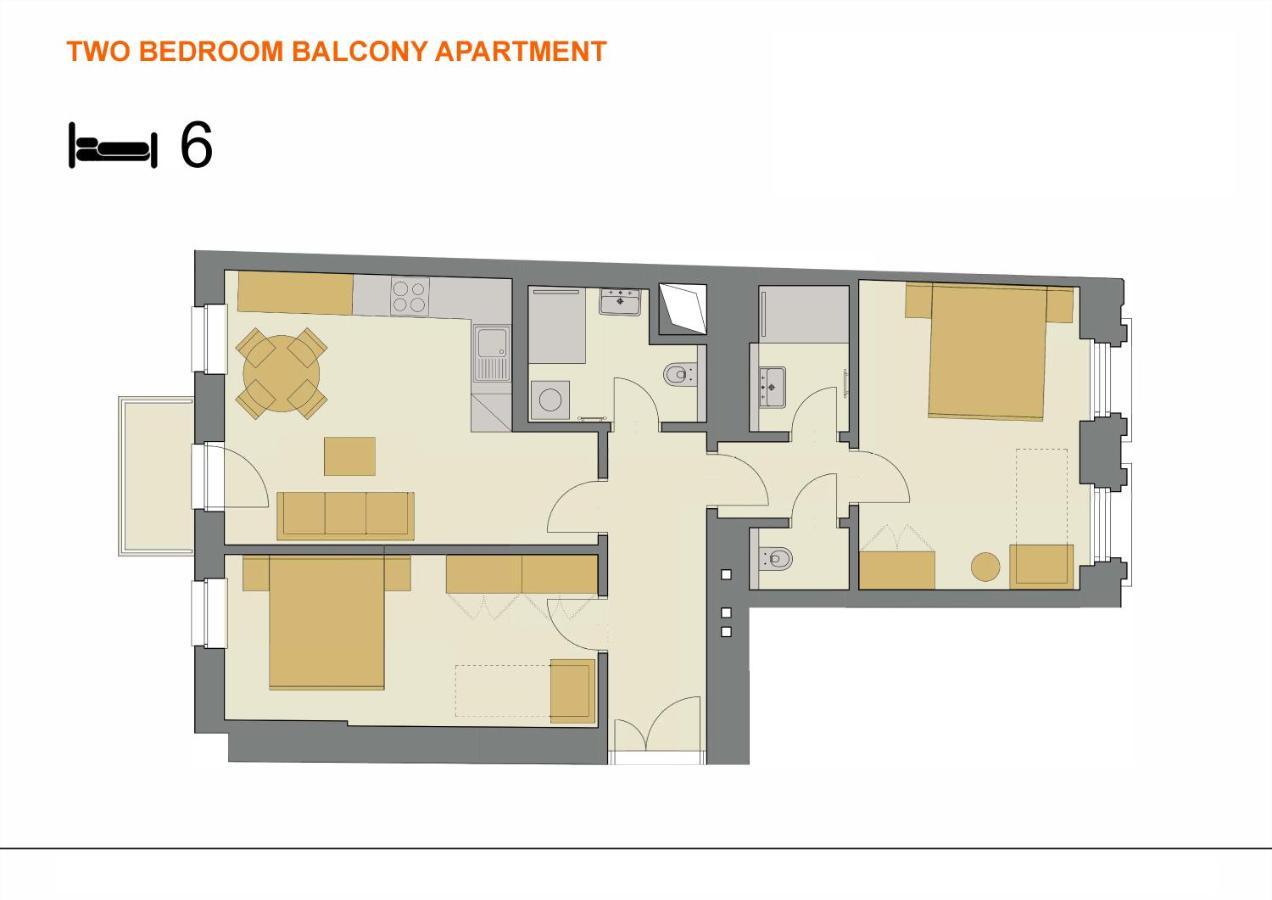 Downtown Suites Rubesova Praha Eksteriør bilde