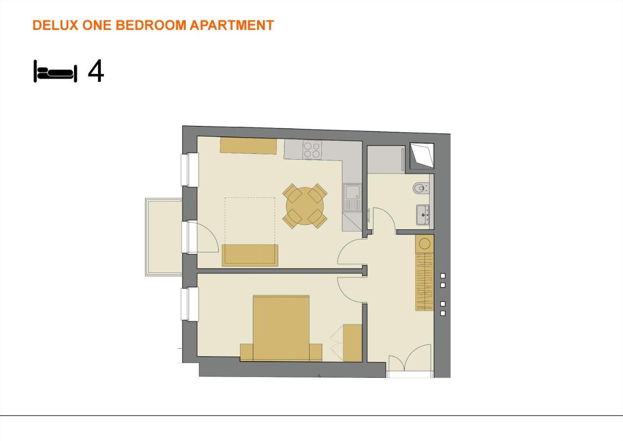 Downtown Suites Rubesova Praha Eksteriør bilde