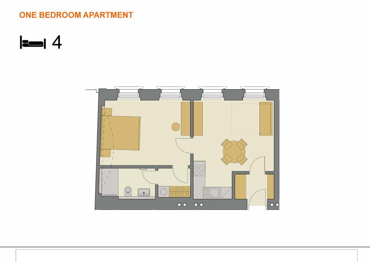 Downtown Suites Rubesova Praha Eksteriør bilde